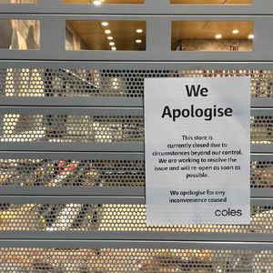 Coles Closed due to IT Issues