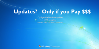 Windows 7 Monthly Fees are Go! Windows7 Updates only if you Pay!