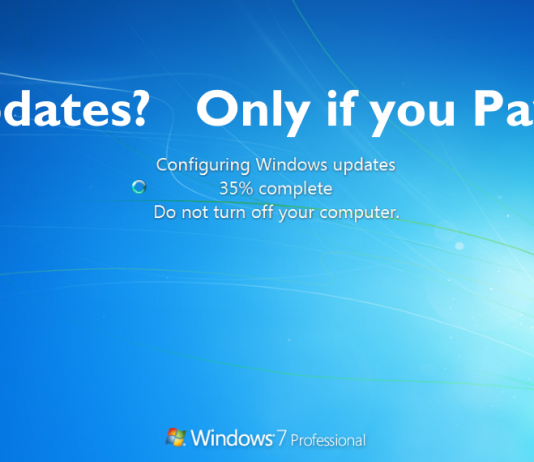 Windows 7 Monthly Fees are Go! Windows7 Updates only if you Pay!